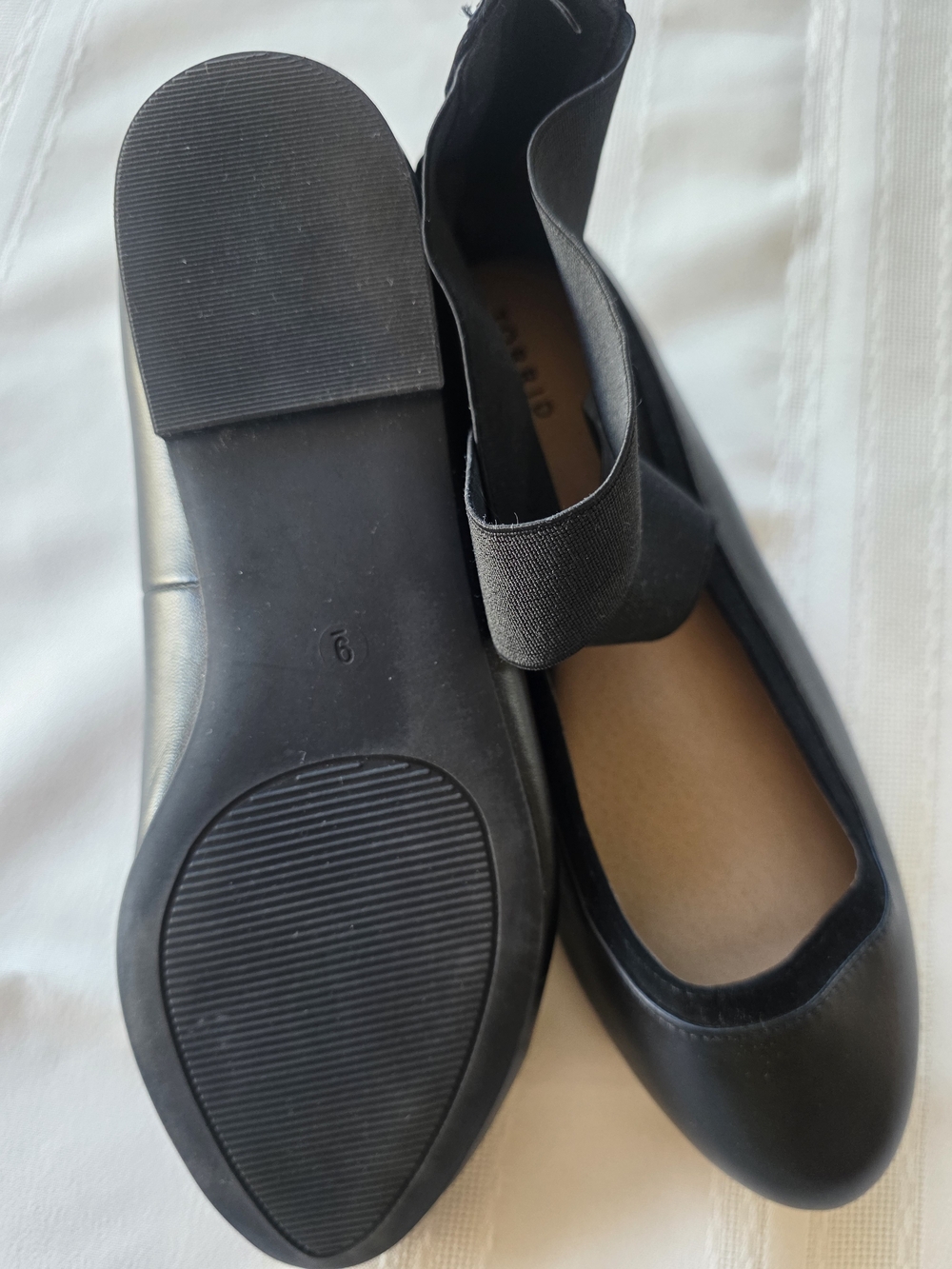 Torrid Black Ballet Flats with Elastic Strap - Women